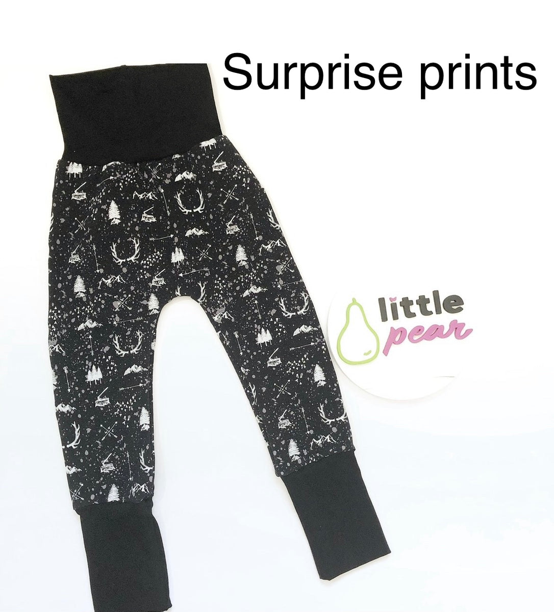 Surprise print leggings – Little Pear