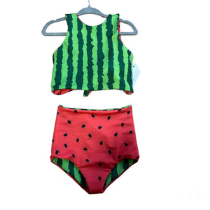 Watermelon reversible swim size 5