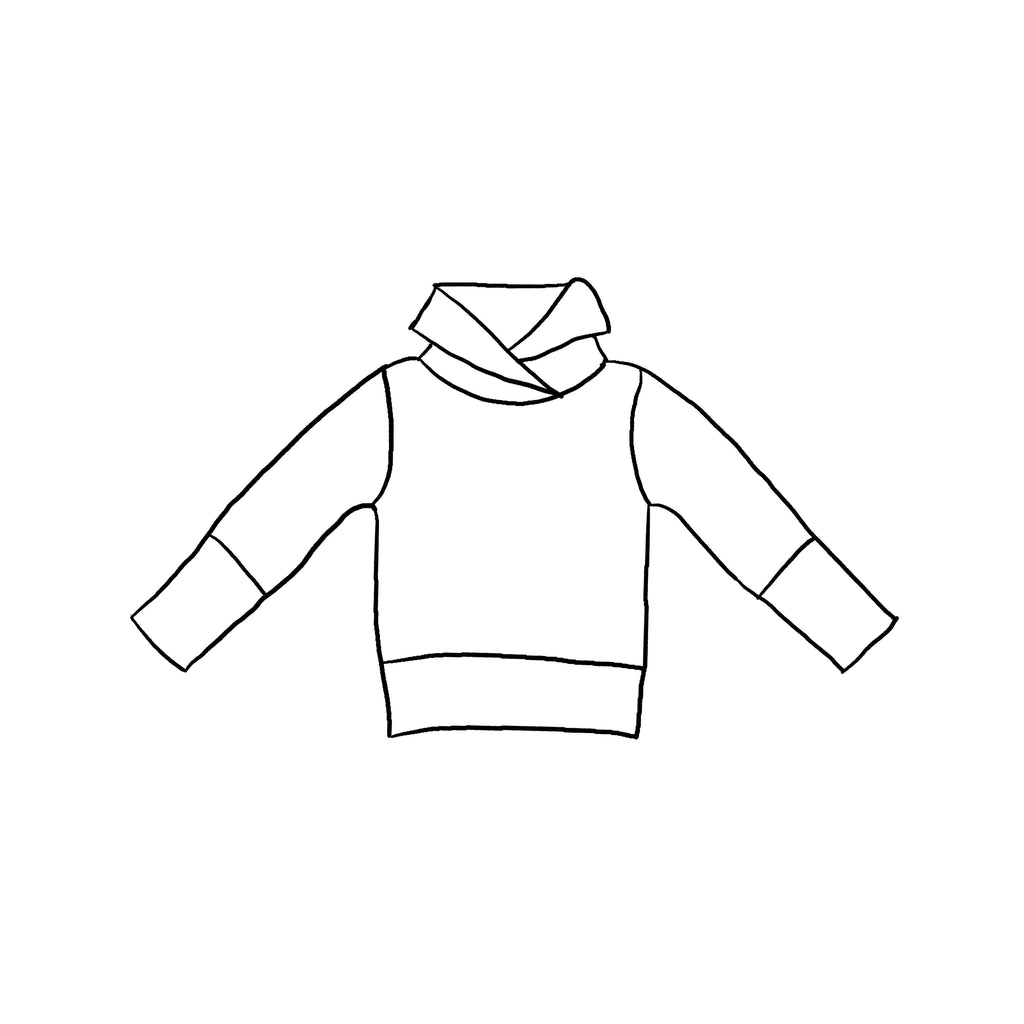 Grow tunic/shirt with cowl neck