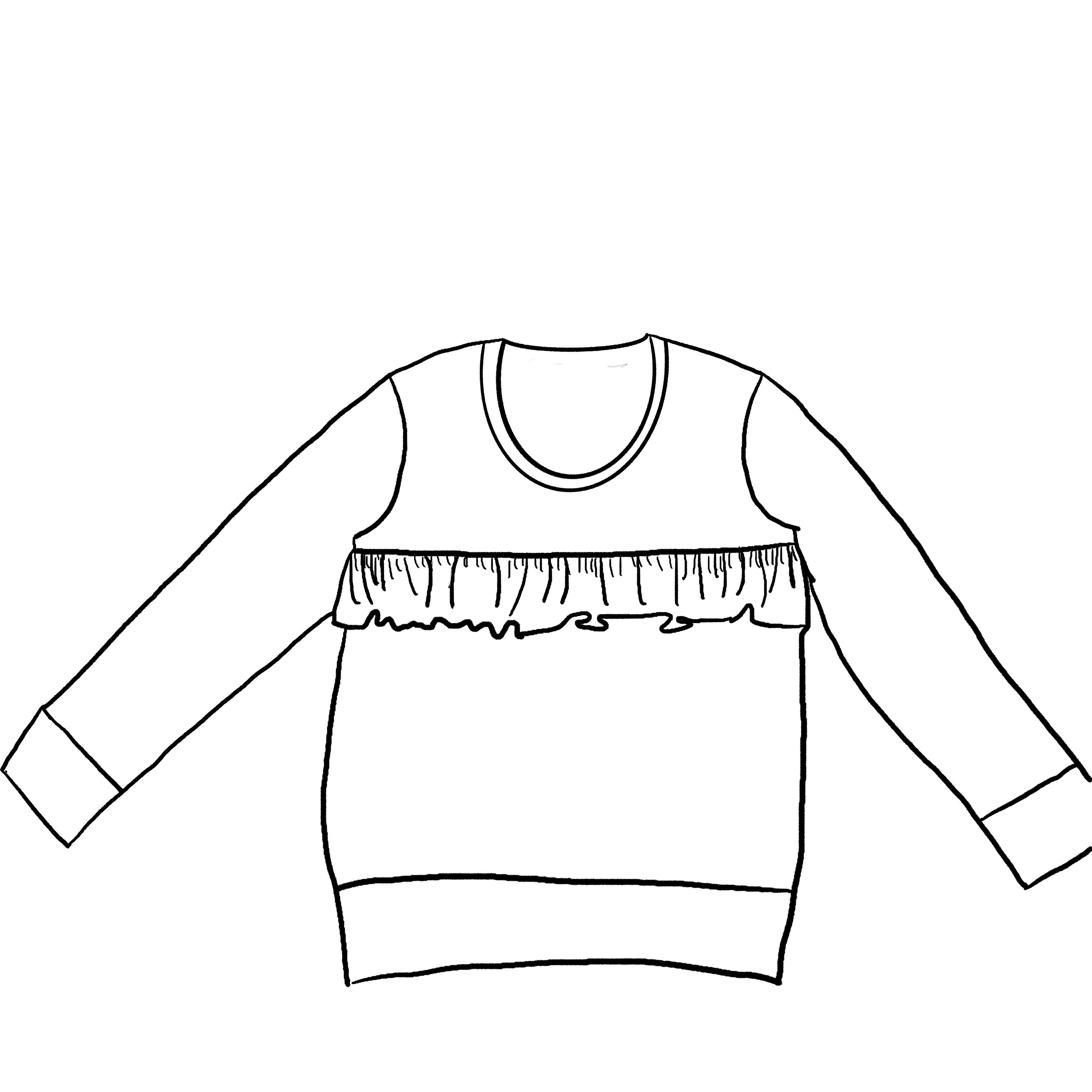 Ruffles Aubree shirt