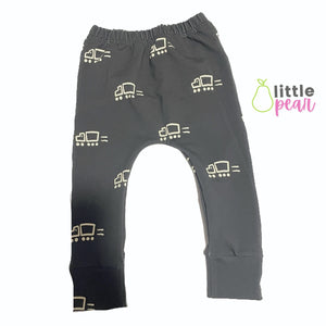 Trucks on Dark Olive slim harems