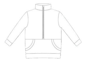 Half zip pullover
