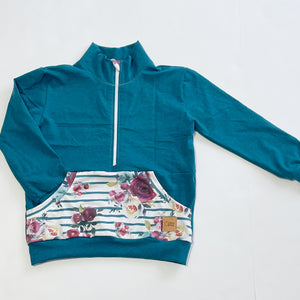 Surprise half zip