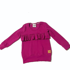 Surprise print ruffled Aubree