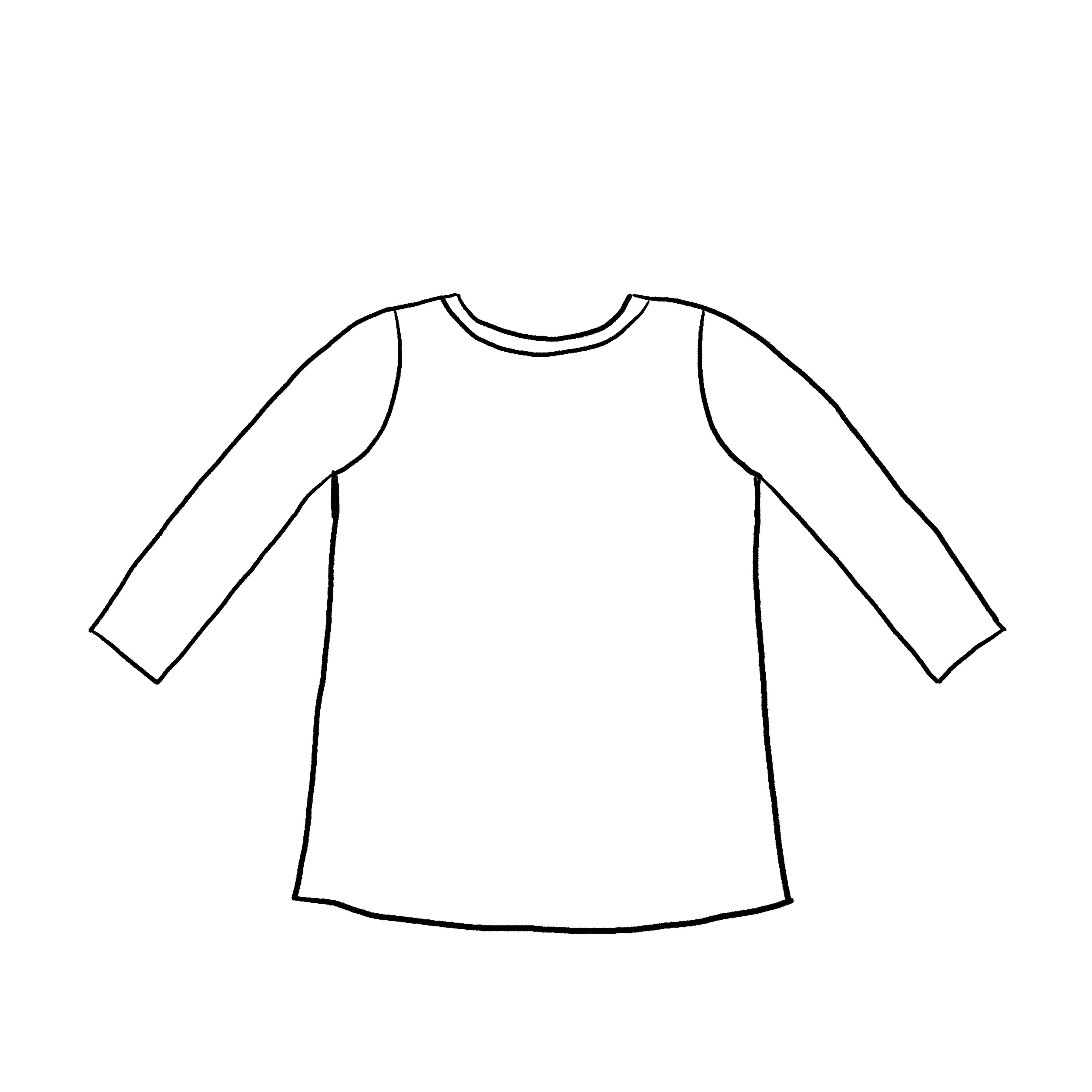 Blake tee with long sleeves