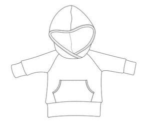 Raglan hoodie